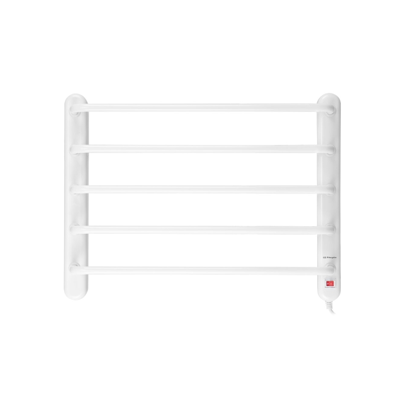 Sèche-serviettes électrique Orbegozo TH 8002 - Puissance 90 W - Voyant lumineux - Vis de montage incluses - 45 x 60 x 9,5 cm - B