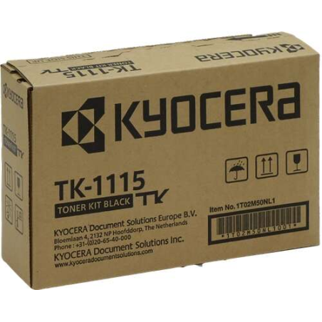 Cartouche de toner originale noire Kyocera TK1115 - 1T02M50NL0/1T02M50NL1