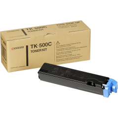 Cartouche de toner cyan originale Kyocera TK500C - 370PD5KW/TK500C