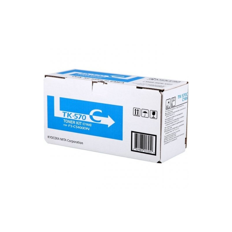 Cartouche de toner cyan originale Kyocera TK570C - 1T02HGCEU0/TK570C