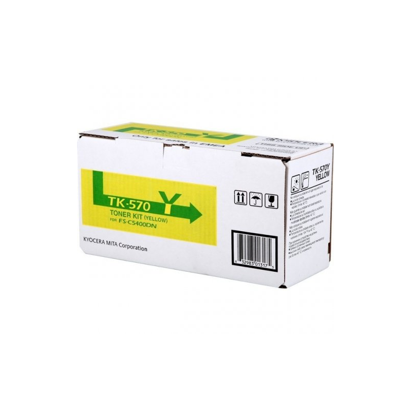 Cartouche de toner jaune originale Kyocera TK570Y - 1T02HGAEU0/TK570Y