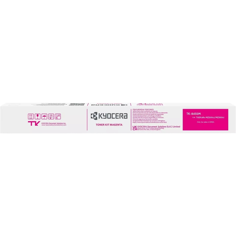 Cartouche de toner magenta d'origine Kyocera TK-8455M - 1T0C2MBNL0