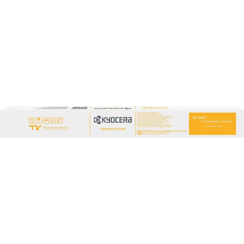 Cartouche de toner jaune d'origine Kyocera TK-8455Y - 1T0C2MANL0