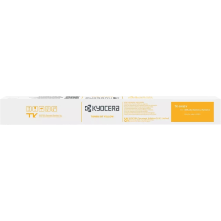 Cartouche de toner jaune d'origine Kyocera TK-8455Y - 1T0C2MANL0