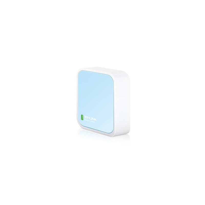 Routeur Sans Fil TP-Link Nano N 300Mbps - 1 EP ETH - 1 EP Micro USB - Antenne Interne - Couleur Blanc/Bleu