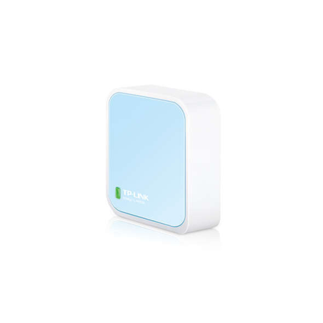 Routeur Sans Fil TP-Link Nano N 300Mbps - 1 EP ETH - 1 EP Micro USB - Antenne Interne - Couleur Blanc/Bleu