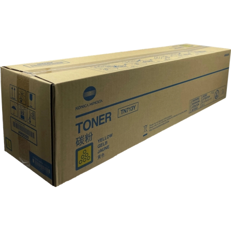 Konica Minolta TN713 Cartouche de toner jaune d'origine - TN713Y/A9K8250