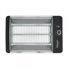 Orbegozo TO 2030 Grille-Pain Horizontal Inox 600W - 6 Positions de Grillage - Pour Tout Type de Pain - Bac Récupérateur de Miett