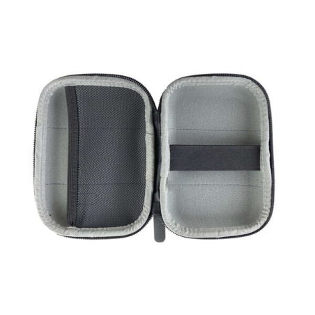 Étui Tooq pour Boîtier Externe 2.5" - Sangle de Fixation Interne - Fermeture à Glissière - Couleur Noir