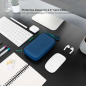 Coque de protection Tooq pour boîtier externe 2.5 ? - Couleur Bleu Pacifique