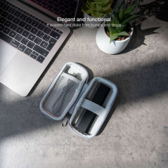 Coque de protection Tooq pour boîtier externe M2 - Couleur grise