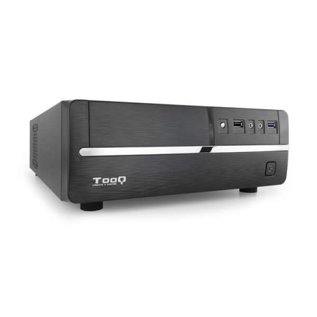Boitier Tooq Micro ATX, Mini ITX Slim - Alimentation 500W - 1x HDD3,5 + 1x SDD2,5 + 1x HDD5.25 - USB-2.0, USB 3.0, Micro - Coule