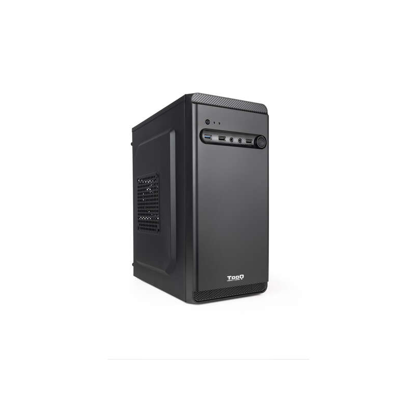 Boîtier Mini Tour Tooq MATX TQC-4702U3C-B 1xUSB3.0 - Noir