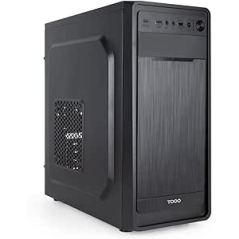 Boîtier moyen tour Tooq Prisma Ultra ATX - Alimentation 500 W - Ventilateur 120 mm - 3 baies 5,25" / 3 baies 3,5" / 2 baies 2,5"