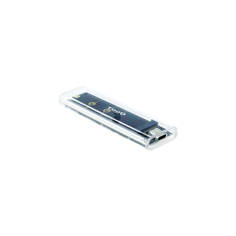 Boîtier SSD externe Tooq M.2 NGFF/NVMe USB-C 3.1 Gen2 RVB
