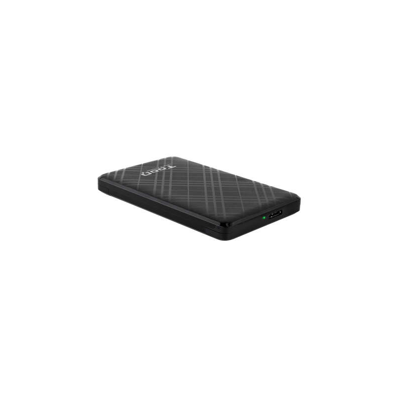 Tooq Boîtier externe HDD/SSD 2,5" USB 3.0/3.1 Gen 1 - SATA I, II et III - Câble USB3.0 Type Micro-B vers USB3.0 Type A