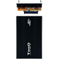 Tooq Boîtier Externe HDD/SDD 2.5" jusqu'à 9.5mm SATA USB 3.0 - Couleur Noire