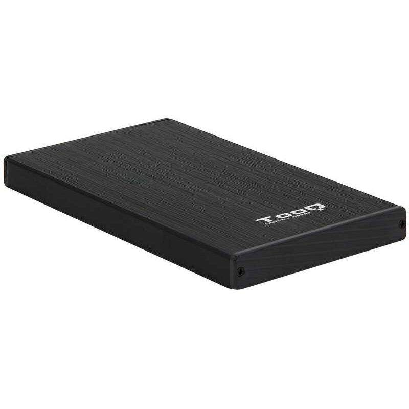 Tooq Boîtier Externe HDD/SDD 2.5" jusqu'à 9.5mm SATA USB 3.0 - Couleur Noire