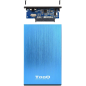 Tooq Boîtier Externe HDD/SDD 2.5" jusqu'à 9.5mm SATA USB 3.0 - Couleur Bleu