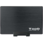 Tooq 3.5" SATA USB 3.0 Boîtier de disque dur externe avec support - Couleur noire