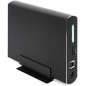 Tooq 3.5" SATA USB 3.0/3.1 Gen1 Boîtier de disque dur externe avec support - Couleur noire