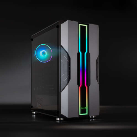 Tooq Semi-Tour Gaming Box Tqgcc103-B "Nightcity" - Couleur Noir