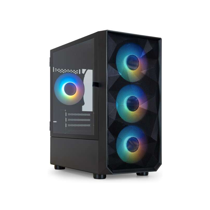 Boîte de jeu Tooq Mini Tower Tqgcc901-B "Seizure" - Noir