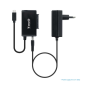 Adaptateur Tooq USB 3.0 USB-C vers SATA pour disques durs 2,5 ? et 3.5 ? avec chargeur - couleur noire