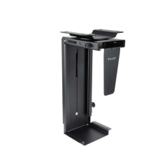 Support de Bureau/Mural Tooq pour CPU - Poids Max 10kg - Angle de Rotation 180º - Couleur Noir