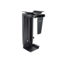 Support de Bureau/Mural Tooq pour CPU - Poids Max 10kg - Angle de Rotation 180º - Couleur Noir