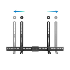 Support Tooq pour Barre de Son Profondeur 86-155 mm - Poids Max 15kg - VESA Max 800x400