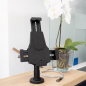 Support de bureau et mural professionnel réglable Tooq pour tablettes de 7,9" à 10,5" - Verrou antivol inclus - Organiseur de câ