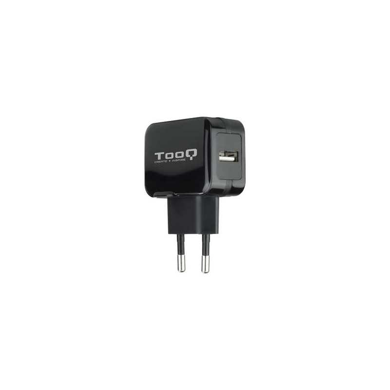 Tooq Chargeur Mural USB 5V 2.4A - 1 Port USB - Couleur Noir