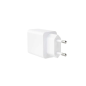 Tooq Chargeur Mural USB 3.0 18W, USB-C 20W - Charge Rapide - Couleur Blanche