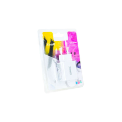 Tooq Chargeur Mural USB 3.0 18W, USB-C 20W - Charge Rapide - Couleur Blanche