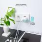 Tooq GaN Chargeur Mural USB-C/PD + USB-A/QC 45W - Couleur Blanche