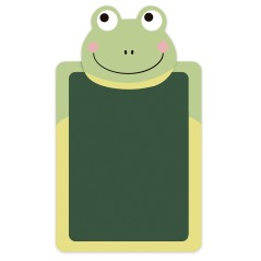 ✅ Apli Display de 9 paquets de tableau noir pour craies en forme d'animaux + boîte de 3 craies de couleur et go en stock