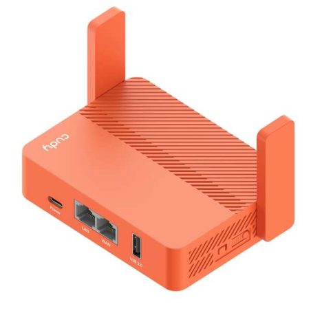 Routeur de voyage WiFi double bande Cudy TR1200 AC1200 - 1x port Wan 100/10 Mbps et 1x ports Lan 100/10 Mbps - 2 antennes extern