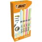 Surligneurs fluorescents pastels BIC lot de 12 Surligneurs fluorescents pastels BIC lot de 12