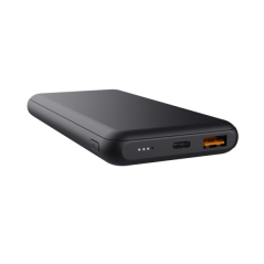 Trust Redoh Powerbank 10000mAh - USB, Type C - Chargement Rapide - Couleur Noir