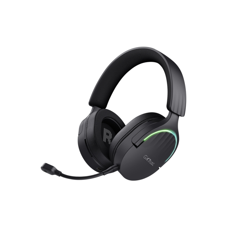 Trust GXT491 Fayzo Casque Gaming - Bluetooth et USB-C 2,4Ghz - Noir
