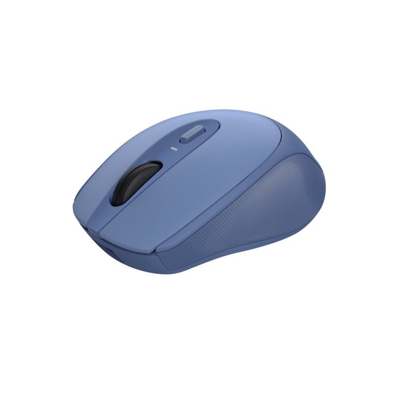Souris sans fil rechargeable Trust - Design moderne - Finition en caoutchouc - Rechargeable via USB-C - DPI réglable - Capteur o