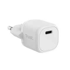 Trust Chargeur USB-C ultra-faible 20 W - Sortie puissante de 20 W - Compatible avec le chargement PD et PPS - Protections contre