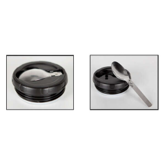 Orbegozo TRSL 380 Petit thermos anti-déversement - Capacité 350 ml - Acier inoxydable - Maintient la température pendant 12 heur