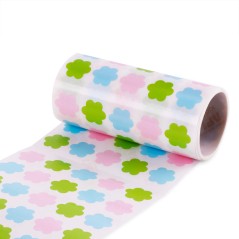 ✅ Apli Kids Rouleau de 900 Autocollants en Forme de Fleur - Adhésif à Base d'Eau - Sans Solvant - Matériaux 1 en stock