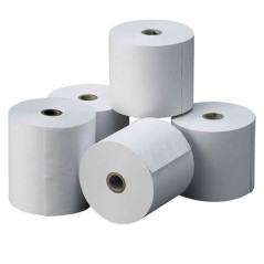 ✅ LOT de 10 Rouleau de papier Electra 76,5x65x12mm couleur Blanc en stock