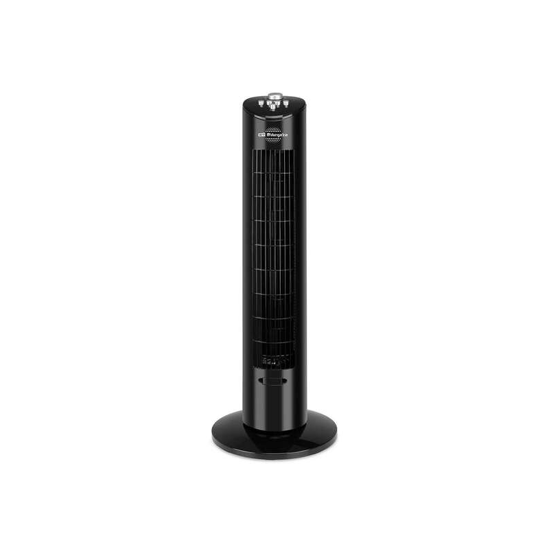 Orbegozo TW 0800 Ventilateur tour oscillant - Puissant et silencieux - Minuterie 2h - Design élégant - Plateau pour essences aro