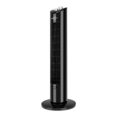 Orbegozo TW 0800 Ventilateur tour oscillant - Puissant et silencieux - Minuterie 2h - Design élégant - Plateau pour essences aro