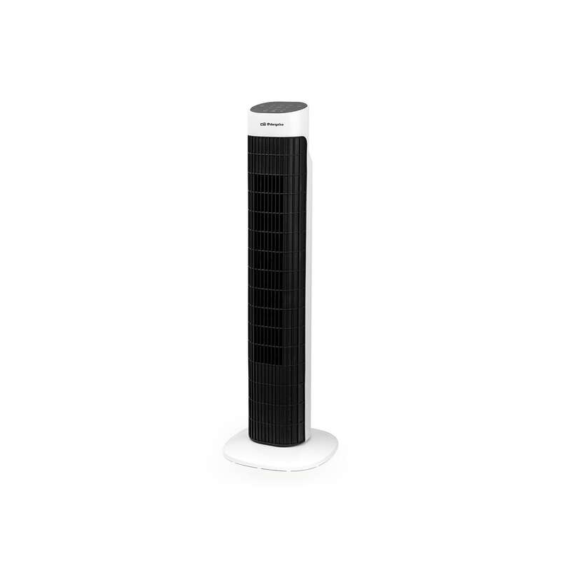 Ventilateur Tour Orbegozo TWM 0930 - Puissant et Efficace - Hauteur de 78,5 cm - 3 Vitesses et 3 Modes de Ventilation - Minuteri