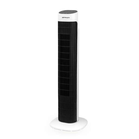 Ventilateur Tour Orbegozo TWM 0930 - Puissant et Efficace - Hauteur de 78,5 cm - 3 Vitesses et 3 Modes de Ventilation - Minuteri